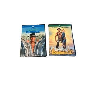 Crocodile Dundee & Crocodile Dundee II Dvd Widescreen Lot of 2